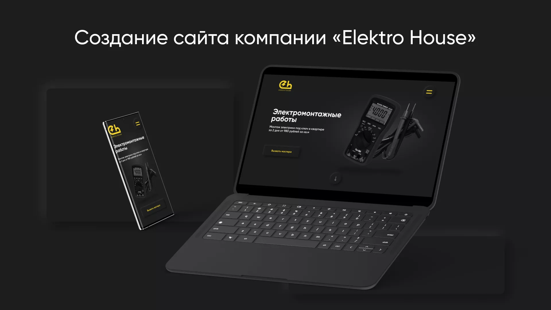 Создание сайта компании «Elektro House» в Петропавловске-Камчатском
